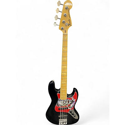 Used Fender USA Geddy Lee Signature Jazz Bass Black Electric Bass Guitar
