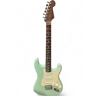 Used Fender USA Pro Standard Stratocaster Surf Green Solid Body Electric Guitar