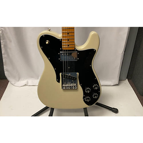 Fender Used Fender USA Telecaster Custom Antique White Solid Body Electric Guitar Antique White