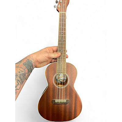 Fender Used Fender Ukulele Hau oli Mahogany Tenor Brown Ukulele