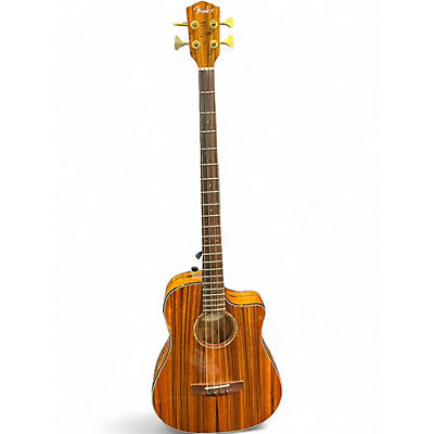 Used Fender VB-NAT Natural Acoustic Bass Guitar