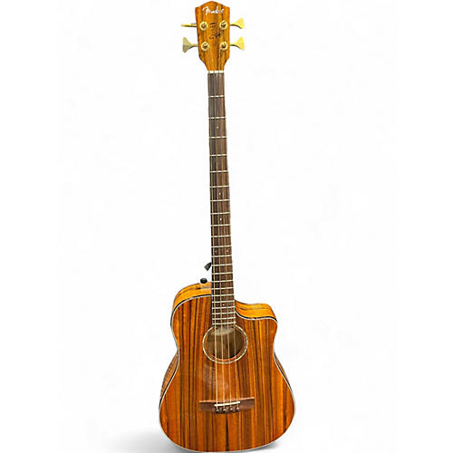 Used Fender VB-NAT Natural Acoustic Bass Guitar Natural