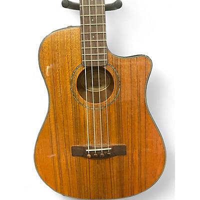 Used Fender VB-NAT Natural Acoustic Bass Guitar