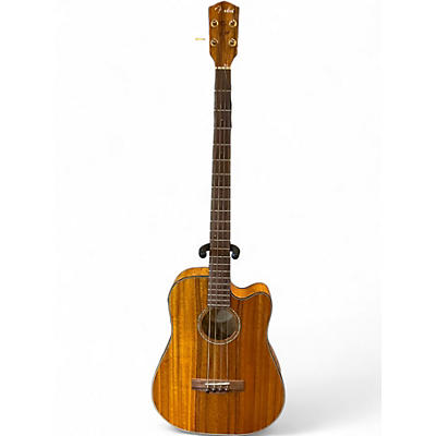 Used Fender VB-NAT Natural Acoustic Bass Guitar