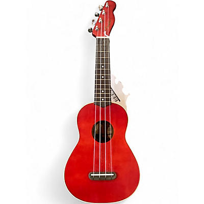 Used Fender VENICE Red Ukulele