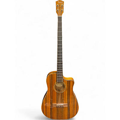 Used Fender VICTOR BAILEY VB Natural Acoustic Bass Guitar