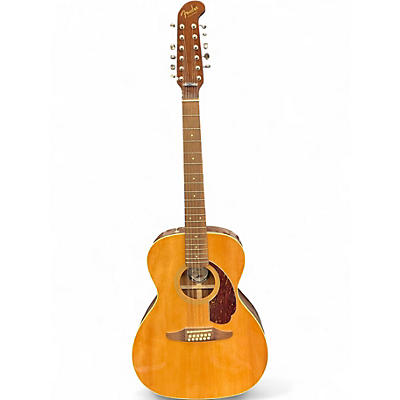 Used Fender VILLAGER 12 STRING Natural 12 String Acoustic Electric Guitar