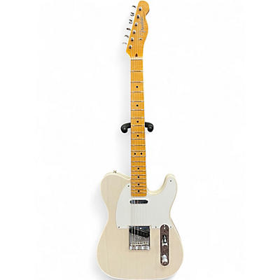 Used Fender VINTAGE CUSTOM 1958 TOP-LOAD TELECASTER AGED WHITE BLOND Solid Body Electric Guitar