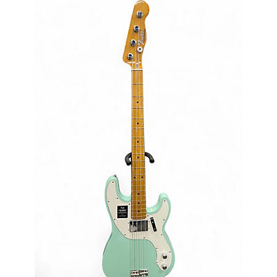 Used Fender VINTERA 2 70S TELECASTER BASS Surf Green Electric Bass Guitar