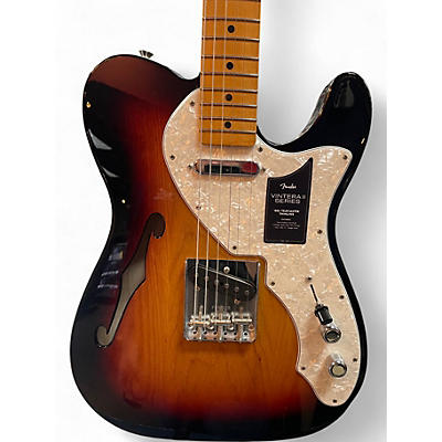 Used Fender VINTERA 60S THINLINE TELECASTER 2 Color Sunburst Hollow Body Electric Guitar