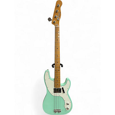 Used Fender VINTERA 70'S TELECASTER BASS Surf Green Electric Bass Guitar