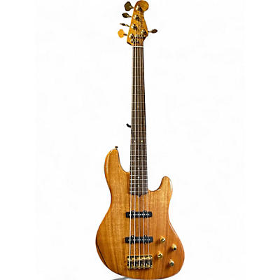 Used Fender Victor Bailey 5 string Jazz Bass koa Electric Bass Guitar