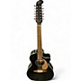 Used Fender Used Fender Villager 12 Str Black 12 String Acoustic Electric Guitar Black