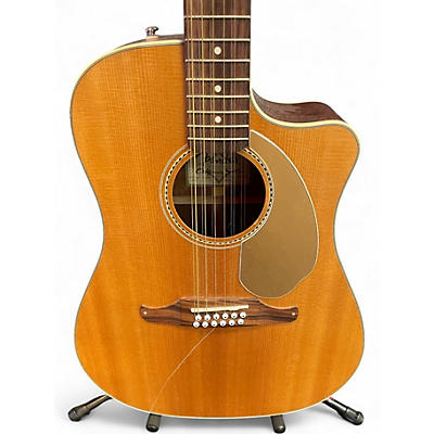 Used Fender Villager SCE Natural 12 String Acoustic Electric Guitar