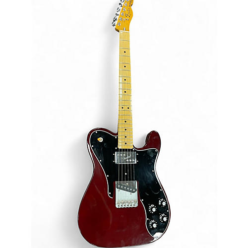 Used Fender Vintage II 1977 Telecaster Custom Wine Red Solid Body Electric Guitar Wine Red