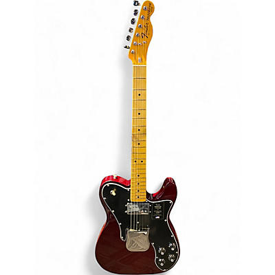 Used Fender Vintage II 1977 Telecaster Custom Wine Red Solid Body Electric Guitar