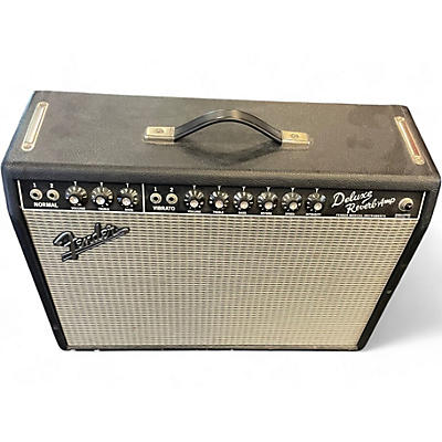 Used Fender Vintage Reissue 1965 Deluxe Reverb Tube Guitar Combo Amp
