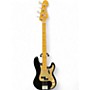 Used Fender Vintera 50s Precision Bass Black and Gold Electric Bass Guitar Black and Gold