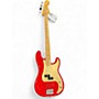 Used Fender Vintera 50s Precision Bass Red Electric Bass Guitar Red