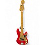 Used Fender Vintera 50s Precision Bass Red Electric Bass Guitar Red