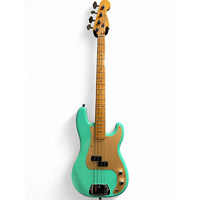 Used Fender Vintera 50s Precision Bass Seafoam Green Electric Bass Guitar