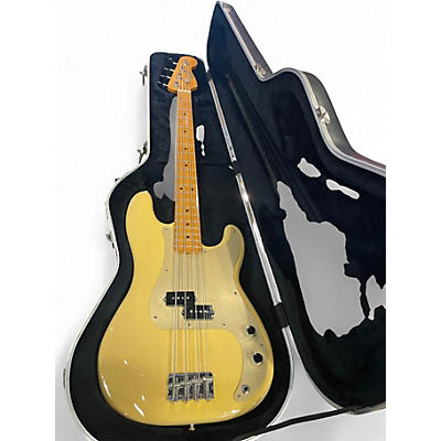 Used Fender Vintera 50s Precision Bass Vintage Blonde Electric Bass Guitar
