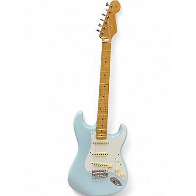 Used Fender Vintera 50s Stratocaster Daphne Blue Solid Body Electric Guitar