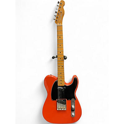 Used Fender Vintera 50s Telecaster FIESTA RED Solid Body Electric Guitar