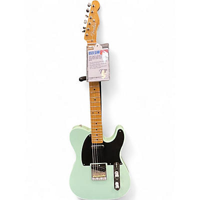 Used Fender Vintera 50s Telecaster Modified Surf Green Solid Body Electric Guitar