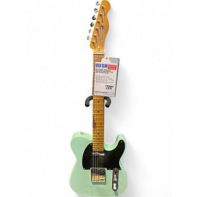 Used Fender Vintera 50s Telecaster Surf Green Solid Body Electric Guitar