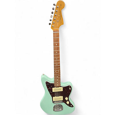 Used Fender Vintera 60s Jazzmaster Surf Green Solid Body Electric Guitar