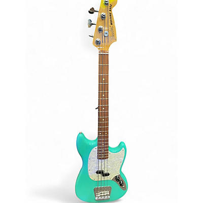 Used Fender Vintera 60s Mustang Bass Seafoam Green Electric Bass Guitar