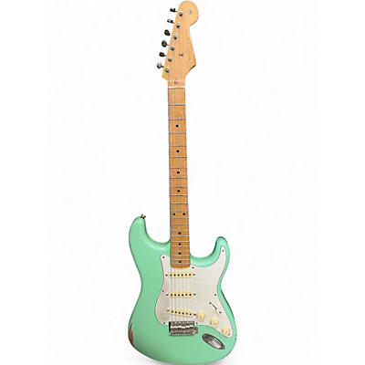 Used Fender Vintera 60s Stratocaster Road Worn Seafoam Green Solid Body Electric Guitar