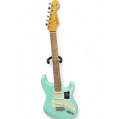 Used Fender Vintera 60s Stratocaster Seafoam Green Solid Body Electric Guitar