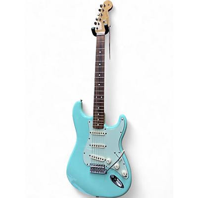 Used Fender Vintera 60s Stratocaster Surf Green Solid Body Electric Guitar