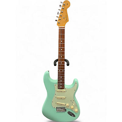 Used Fender Vintera 60s Stratocaster Surf Green Solid Body Electric Guitar
