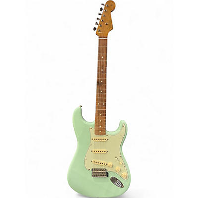 Used Fender Vintera 60s Stratocaster Surf Green Solid Body Electric Guitar