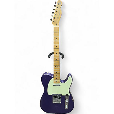 Used Fender Vintera 60s Telecaster Road Worn METALLIC PURPLE Solid Body Electric Guitar