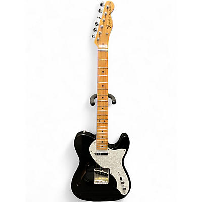 Used Fender Vintera 60s Telecaster Thinline Black Solid Body Electric Guitar