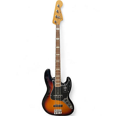 Used Fender Vintera 70s Jazz Bass 3 Tone Sunburst Electric Bass Guitar