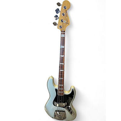 Used Fender Vintera 70s Jazz Bass Inca Silver Electric Bass Guitar