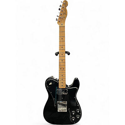 Used Fender Vintera 70s Telecaster Custom Black Solid Body Electric Guitar