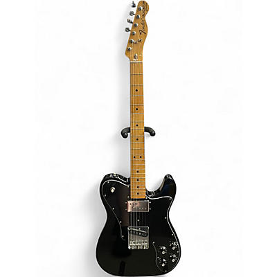 Used Fender Vintera 70s Telecaster Custom Black Solid Body Electric Guitar
