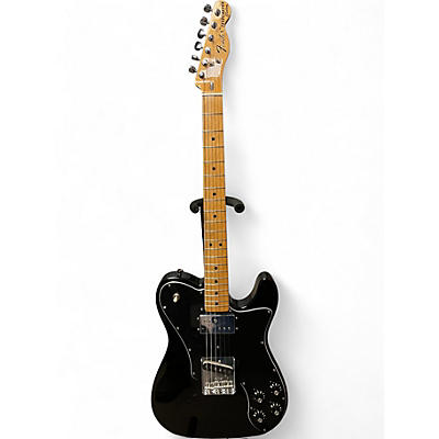 Used Fender Vintera 70s Telecaster Custom MIDNIGHT BLACK Solid Body Electric Guitar