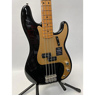 Fender Used Fender Vintera II 50s P Bass Black Electric Bass Guitar