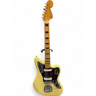 Used Fender Vintera II Jaguar Buttercream Solid Body Electric Guitar