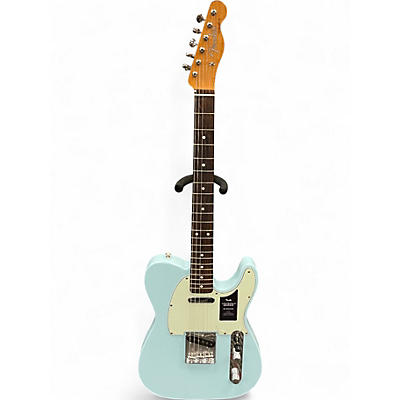 Used Fender Vintera II Telecaster Blue Solid Body Electric Guitar