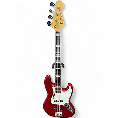 Used Fender Vintera III ‘70s Jazz Bass Candy Apple Red Electric Bass Guitar