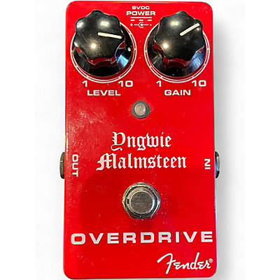 Used Fender YNGWIE MALMSTEEN OVERDRIVE Effect Pedal