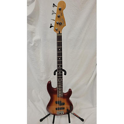 Used Fender ZONE Crimson Red Trans Electric Bass Guitar